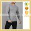 95%cotton 5% spandex tight fitted long sleeve gym t shirt for men