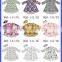 48BQA14 Lovebaby Dress Printed Arrow Long Sleeve Two Pocket With Same Fabric Bow Headband Baby& Kids Girls Casual Frock Designs