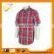 2015 hot sell wholesale high quality plaid mens flannel shirt