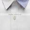 2015 KAIYA double collar contrast stripe fancy short sleeve button front dress shirt bank office wearing