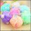 New fashion ice cream bath sponge body exfoliating PE mesh sponge bath flower cleaning sponge