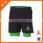 Running sport shorts/ board shorts with plastic legs in shorts