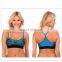 86%nylon 14%spandex Dry Fit Gym Bra Fitness Sublimation Sports Bra