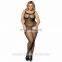 plus size sexy mature girls fishnet bodystocking