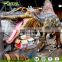 china Dinosaur park 3d movies life-size animatronic dinosaur, simulation decorative attractive