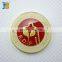 cheap custom enamel gold plating badge for Beijing Normal University