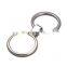 Engraving Custom Logo Blank Laser Logo Gold Silver Round Circle Keychain