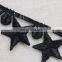 Good quality shiny polyester black lace for clothes