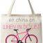 Reusable Natural Cotton Canvas Tote Bag With Custom Printing Logo