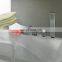 Bathtub LED Deck Mounted Waterfall Widespread Mixer shower Faucet With Hand Shower