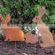 Corten Steel Animal Sculpture Rabbit Model