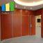 Banqueting Hall Sliding Partition Walls Door Soundproof Wooden With Fabric Surface