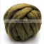 chunky knittings 100 % merino wool tops yarn