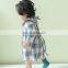2019 lotus leaf collar little girl plaid princess dress kids clothing baby girls piece dresses