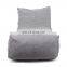 Customized Comfortable Faux linen  cover Bean Bag lazy sofa for living room or bedroom
