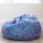 Colorful bean bag chair large faux fur bean bag sofa cover