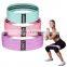 Hot Factory Wholesale Non rolling Hip Circle Resistance Band for Booty Shaping and Lifting