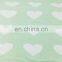 ZERO DEFECT 100%cotton 12gg Heart Design Soft Baby Knit Throw Blanket