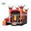 children's home commercial grade Halloween bouncy castle with slide en71 clearance