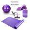 Hampool Wholesale Fitness Custom Yoga Ball Towel Block  Mat Yoga Kit