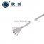 Abdominal retractor with 10mm diam five leaves and articulating retractor