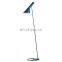 Modern Iron Adjustable Shade Stick Floor Lamp With Reading Light