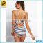 2016 Customized Printed Spandex Fabric Swimwear Sexy One-Piece Swimwear