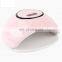 High power quality 72W High Power Nail Drying Lamp Best LED UV Light for Gel Nails