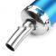 60x280mm Motorcycle Racing Blue Red Exhaust Muffler Pipe Silencer 2 Stroke blue/red