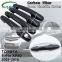 4 Pcs Exterior Carbon Fiber Door Handle Cover Catch Trim Car Set Stickers Styling Accessories for Toyota Belta XP90 2005~2016
