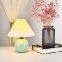 Led Night Light Usb Bedroom Bedside Lamp Decoration for Home Table Lamp Creative Nordic Retro Pleated Gift Desk Lamp