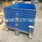 China collapsible metal wire mesh stackable folding metal pallet containers