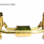 Exhaust Pipe Manifold Downpipe for Ferrari 488 Auto Replacement Modification Electronic Valve Gold Edition whatsapp008613189999301
