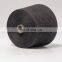 Recycled Polyester Yarn Black Plus 77 Point Five Percent Black 100 Percent Polyester Melange 32s/1 Spun Yarn for Sock