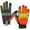 HANDLANDY Vibration-Resistant Hand Safety Work Screen Touch Synthetic Leather Mechanic Safety Gloves