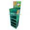 Corrugated advertising cardboard display rack