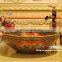 India style excellent quality glazed colorful vanity sink of ceramic made in Jingdezhen