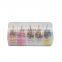 Ready to ship 10pcs/Box 3g  Spinner Bait Fishing Lure Hard Bait Feather Treble Hooks  metal Spoon Lures