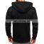 100% cotton Wholesale custom men's planet print hooded spring and autumn long sleeve cardigan zipper sports casual jogging