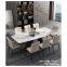 Nordic Style Marble Dining Tables Set Dining Room Furniture Table and Chairs