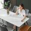 Marble Dining Room Set Chair Metal Modern Luxury Home Dinning New Household Rectangular Marble Tables Furniture Dining Room Sets