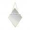 K&B gold frame diamond wall hanging mirror luxury elegant decor diamond mirror
