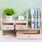 Wholesale cheap Adjustable Wood Desktop Storage Organizer Display Shelf Rack, Counter Top Bookcase