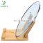 Household kitchen multi-functional bamboo tabletop pot cover bracket bamboo cutting board chopping board drain rack