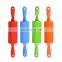 Plastic Handle Silicone Rolling Pin Cake Baking Tool Embossing Printing Sugar Pattern Flour Stick