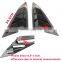AUSO Auto Parts ABS Plastic Rear Side Window Louvers Side Vent Cover For Honda Civic Sedan