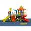 Factory supply animal series children plastic outdoor playground with slide backyard dog playground