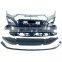 100% fit complete car accessories for Audi A7 C8 2019 2020 upgrade to Rs7 Model with front bumper assembly grille front lip