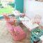 Pink Cosmetic Workstation Polish Furniture Folding Rolling Portable Case Nail Manicure Table