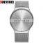 Luxury Curren 8256 Men's Casual Quartz Watches Thin Analog Mesh Stainless Steel Sport Band Wristwatches as Gift